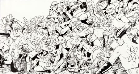 Madman Wraparound Cover Illustration Original Art