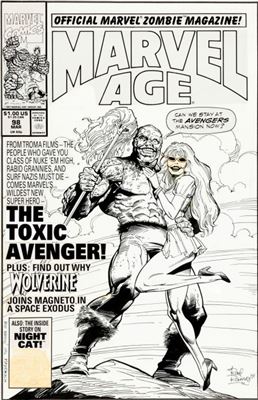 Rodney Ramos Marvel Age #98 The Toxic Avenger Cover Original Art by Rodney Ramos - Auction record, sale price, and art valuation. Compare with similar artists and explore comparable artworks.