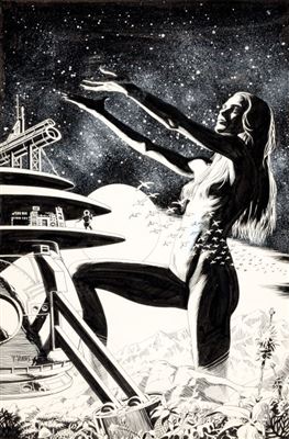 Vanguard Illustrated #1 Cover Original Art