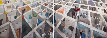 Living Space (diptych)