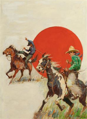 Rustlers Ride the Southern Ranges, Short Stories pulp cover, May 25, 1928