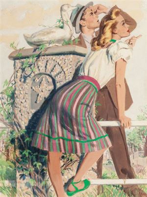 Lucy Liverpool, The Saturday Evening Post story illustration