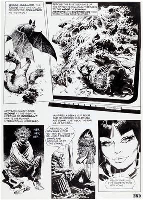 Vampirella #35 Story Page 12 Original Art (Warren, 1974).