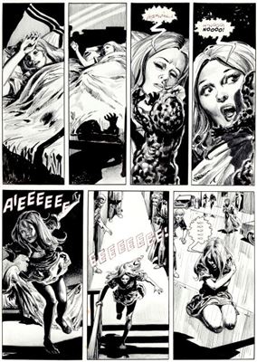 Warren Complete Unpublished 9-Page Story Original Art (Warren, 1970s).