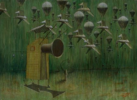 Hot Air Balloons Landing (Untitled 4)