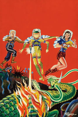Once in a Blue Moon, Future Science Fiction pulp cover