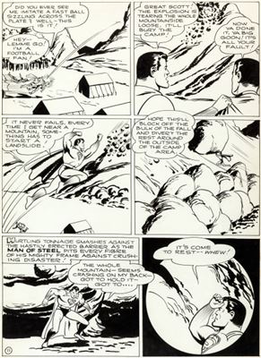 "The Absent-Minded Professor" Superman Story Page 11 Original Art