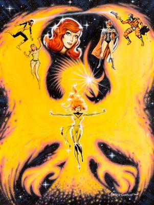 Steve Fastner and Rich Larson X-Men Portfolio Set Two "Jean Grey 1956-1980" Illustration Original Art by Steve Fastner - Auction record, sale price, and art valuation. Compare with similar artists and explore comparable artworks.