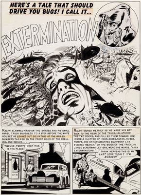 George Roussos Haunt of Fear #11 Complete 6-Page Story "Extermination" Original Art by George Roussos - Auction record, sale price, and art valuation. Compare with similar artists and explore comparable artworks.