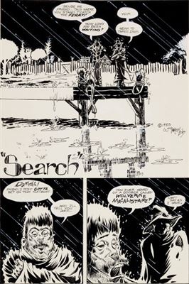 William Messner-Loebs Journey Try-Out Complete 2-Part Story "Search" Original Art