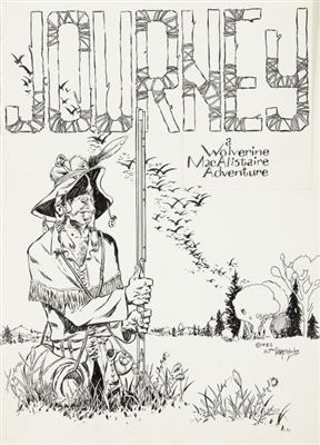 William Messner-Loebs Journey: the Adventures of Wolverine MacAlistaire #1 Front and Back Cover Original Art by William Messner-Loebs - Auction record, sale price, and art valuation. Compare with similar artists and explore comparable artworks.