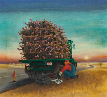 Sample artwork by Jan B Balet (1913 - 2009), known for illustration, genre - View similar artists and auction records