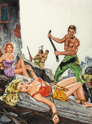 I Fought Hitler's Special Maiden-Torturing Kommandos, World of Men magazine cover