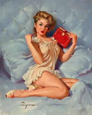 Thinking of You (Retirement Plan), Brown & Bigelow calendar illustration