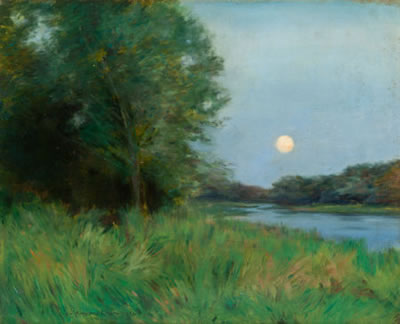French Landscape at Sunrise