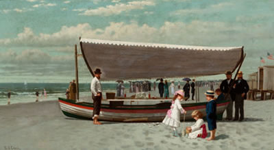 The Oyster Seller, Coney Island by Samuel S Carr - Auction record, sale price, and art valuation. Compare with similar artists and explore comparable artworks.