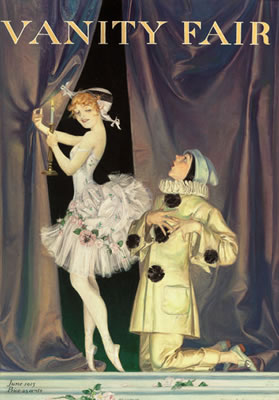 Pierrot and Columbine, Vanity Fair magazine cover
