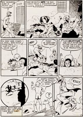 Jackpot Comics #4 Second Ever Archie Story Page 3 Original Art (MLJ, 1941).