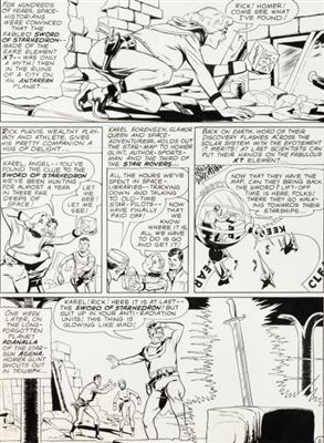 Mystery In Space #77 Star Rovers Page 2 Original Art (DC, 1962). by Sid Greene - Auction record, sale price, and art valuation. Compare with similar artists and explore comparable artworks.
