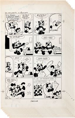 Sample artwork by Joe Oriolo (Born 1913), known for comics - View similar artists and auction records