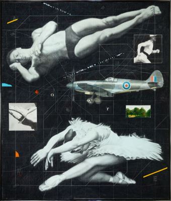 Untitled (Diver, Airplane and Ballerina)