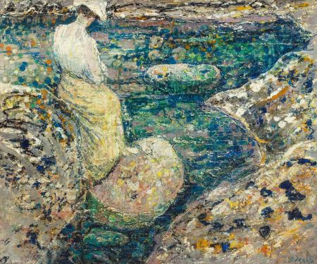 The Sheltered Pool by Henry Dearth - Auction record, sale price, and art valuation. Compare with similar artists and explore comparable artworks.