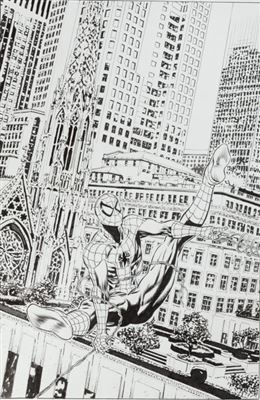 Sample artwork by Mike Perkins (20th Century), known for comic illustrations - View similar artists and auction records