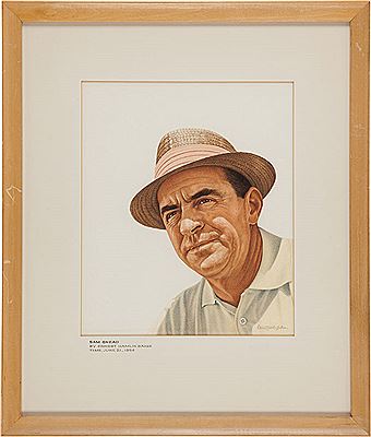 1954 Time Magazine Cover Original Artwork from The Sam Snead Collection