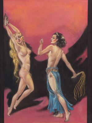 The Slithering Shadow, Weird Tales pulp magazine cover