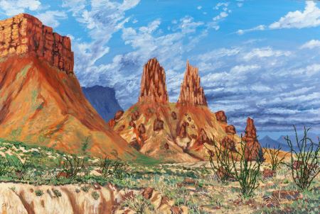 Mule Ears Peak, Big Bend National Park,Texas, 1995