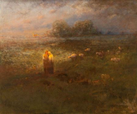 Golden Afternoon by George Inness Jr - Auction record, sale price, and art valuation. Compare with similar artists and explore comparable artworks.