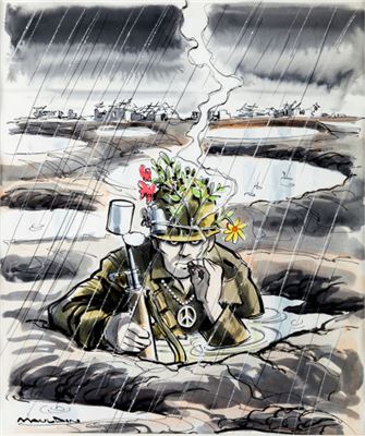 Bill Mauldin - War Zone Illustration Original Art by Bill Mauldin - Auction record, sale price, and art valuation. Compare with similar artists and explore comparable artworks.