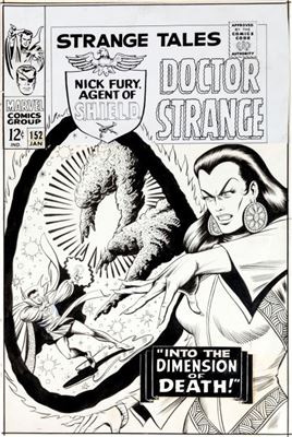 Bill Everett Strange Tales #152 Cover Original Art