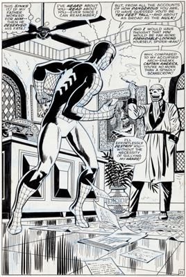 Larry Lieber and Mike Esposito(as Mickey Demeo) Amazing Spider-Man King-Size Special #5 Splash Page 21 Original Art by Larry Lieber - Auction record, sale price, and art valuation. Compare with similar artists and explore comparable artworks.
