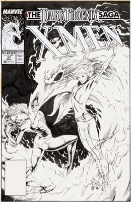 Steve Lightle Classic X-Men #37 Cover Phoenix Original Art by Steve Lightle - Auction record, sale price, and art valuation. Compare with similar artists and explore comparable artworks.
