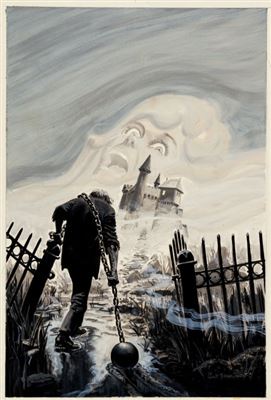 Jack Sparling House of Secrets #97 Grey Tone Cover Original Art