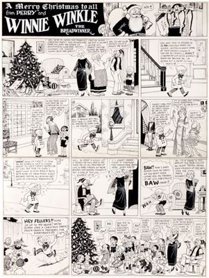 Martin Branner Winnie Winkle Sunday Comic Strip Original Art dated 12-24-22 by Martin Branner - Auction record, sale price, and art valuation. Compare with similar artists and explore comparable artworks.