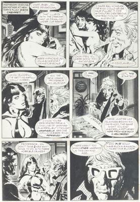 Gonzalo Mayo Vampirella #73 "The Demon Within" Partial Story Original Art