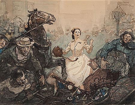 Illustration from "Gone with the Wind."
