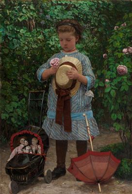 Sample artwork by Axel Helsted (1847 - 1907), known for painting - View similar artists and auction records