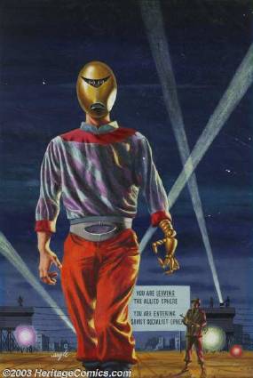 Paperback Cover Art (1958)-Pyramid #G339-Who?