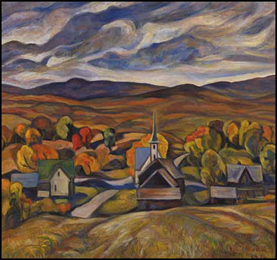 Sample artwork by Nora Frances Elizabeth Collyer (1898 - 1979), known for landscape, buildings, riverscapes and still life painting - View similar artists and auction records