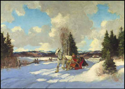 Going to the Village by Frederick Simpson Coburn - Auction record, sale price, and art valuation. Compare with similar artists and explore comparable artworks.