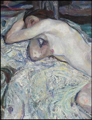 Nude on a Couch by Frederick Horsman Varley - Auction record, sale price, and art valuation. Compare with similar artists and explore comparable artworks.