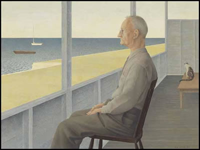 Man on Verandah