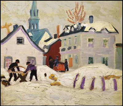 Winter Street Scene