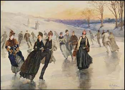 Sample artwork by Henry Sandham (1842 - 1910), known for portrait, landscape, illustration - View similar artists and auction records