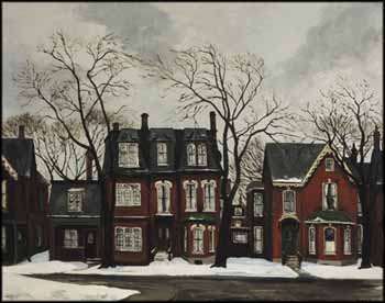 St. George Street at Sussex by Albert Jacques Franck - Auction record, sale price, and art valuation. Compare with similar artists and explore comparable artworks.