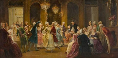 Menuett (Originaltitel) by August Hermann Knoop - Auction record, sale price, and art valuation. Compare with similar artists and explore comparable artworks.