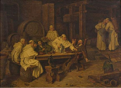 Zecherei bei den Klosterbrüdern